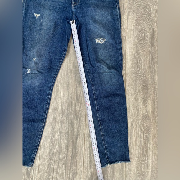 Hudson - Blair High Rise Super Skinny Ankle Medium/Dark Wash Jeans - Size 30 - Picture 9 of 9